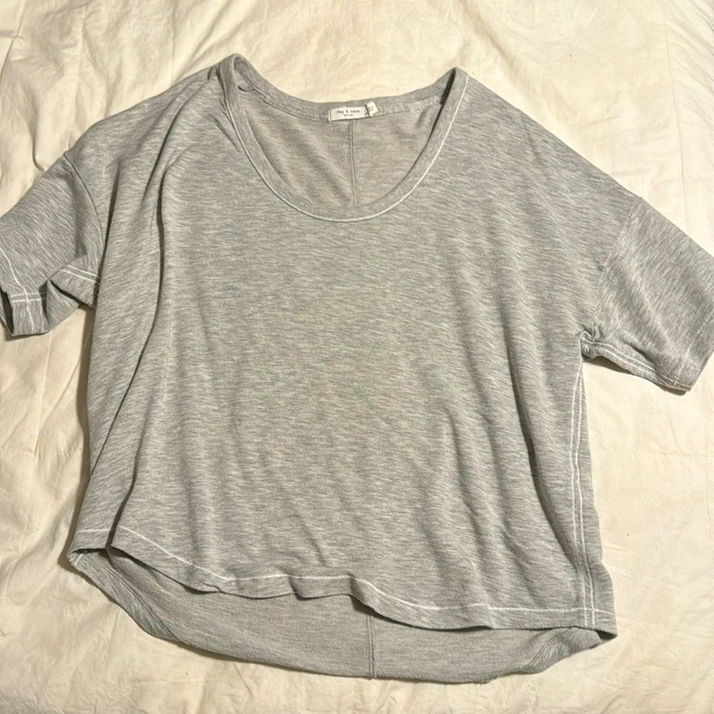 Rag & Bone Grey Top